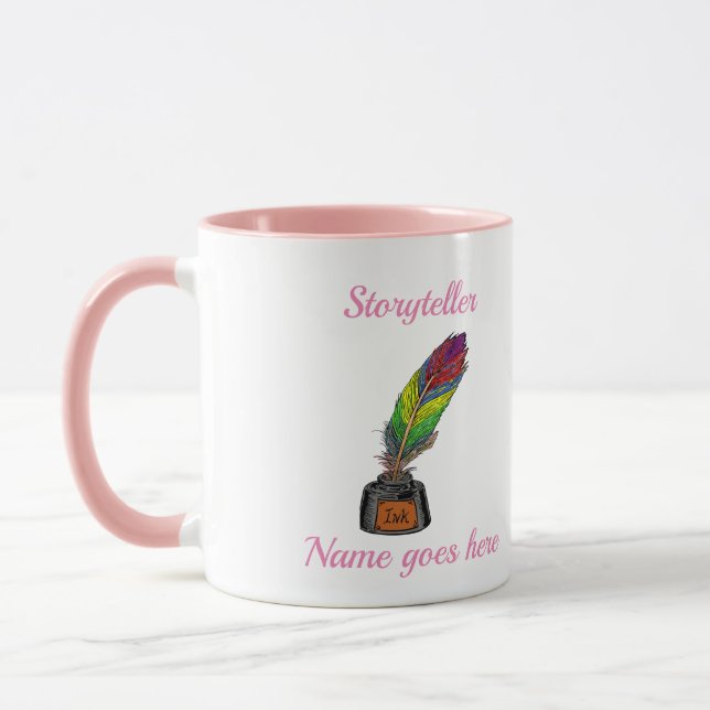 Glass mit Tinte Tasse (Links)