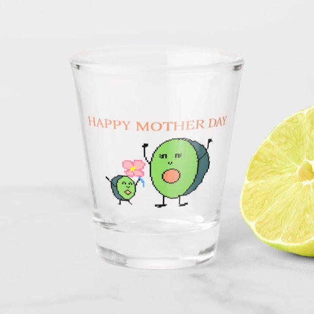 Glass mother's day  schnapsglas (Vorderseite)