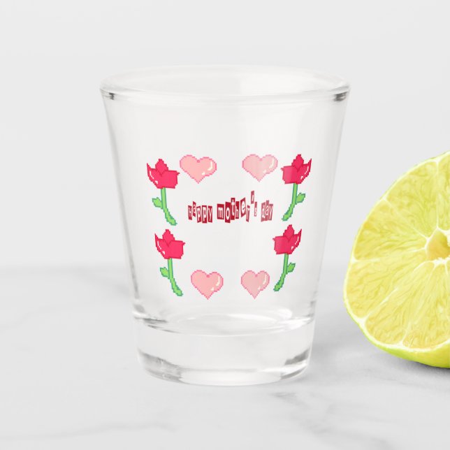Glass mother's day  schnapsglas (Vorderseite)
