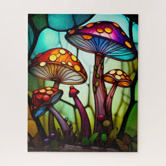 Glass Mushrooms, Fantasy Art Puzzle