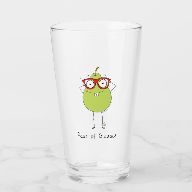 Glass Niedlich & Funny Glass Drinking Cup Glas (Vorderseite)