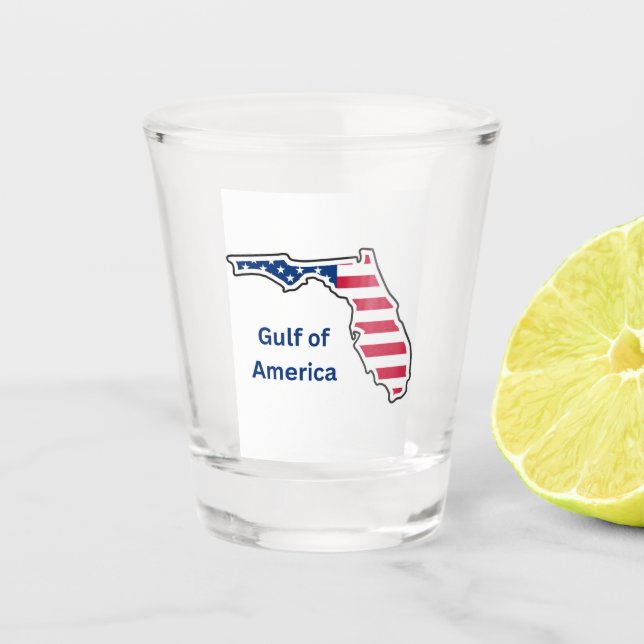 Glass of America Shot Glass Schnapsglas (Vorderseite)