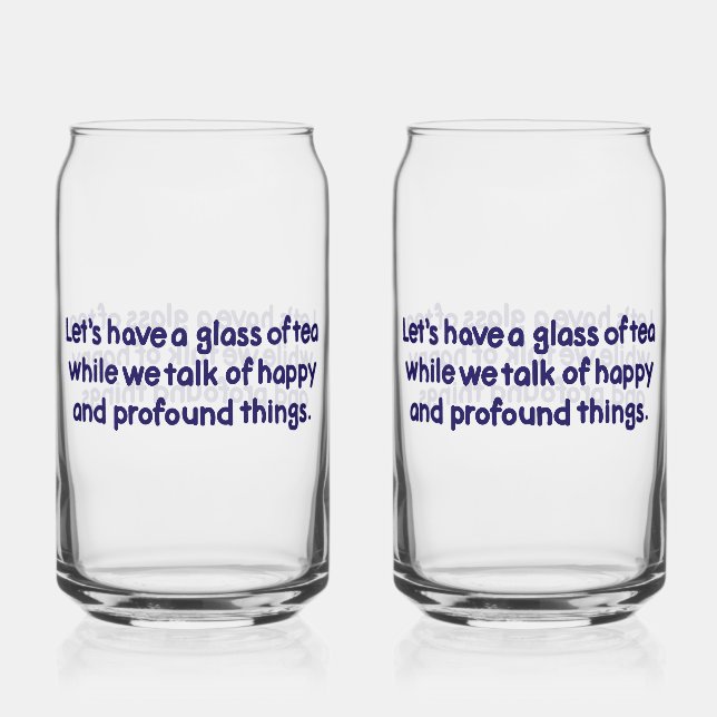 Glass of Tea Glass Dosenglas (Vorderseite)