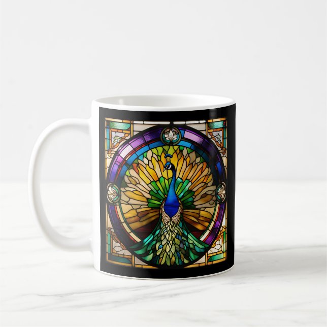 Glass Peacock Kaffeetasse (Links)
