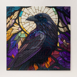 Glass Raven, Hexe vertraut, groß Puzzle