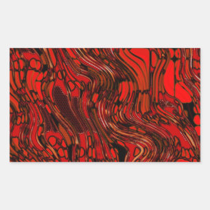 Glass Rechteckiger Aufkleber