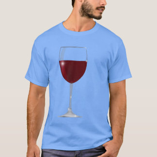 Glass Red Wein Cool Drink Wein Lover trinken Männe T-Shirt