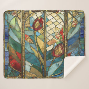 Glass Rote Hauptopftiere bei Sonnenaufgang Sherpadecke