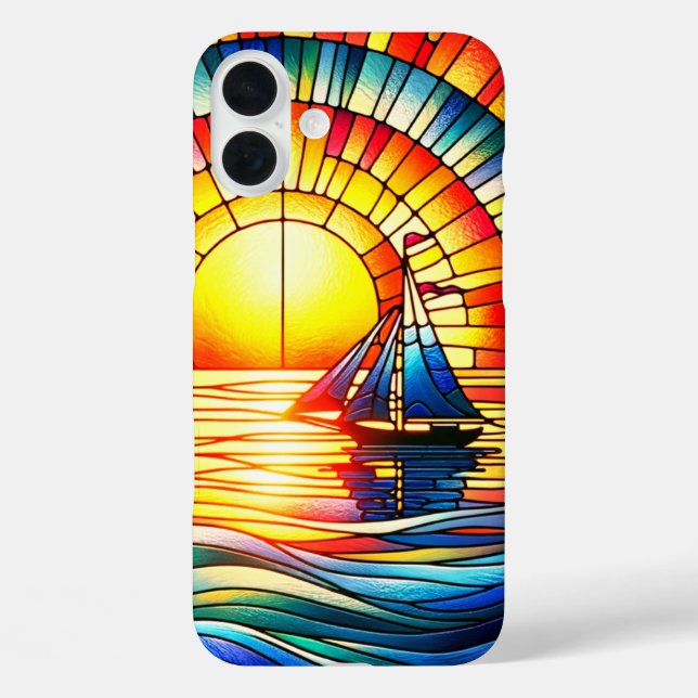 Glass Sailboat-Case Case-Mate iPhone Hülle (Rückseite)