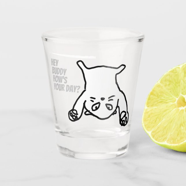 Glass Schnapsglas (Vorderseite)