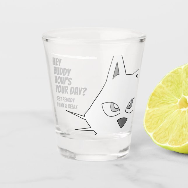 Glass Schnapsglas (Vorderseite)