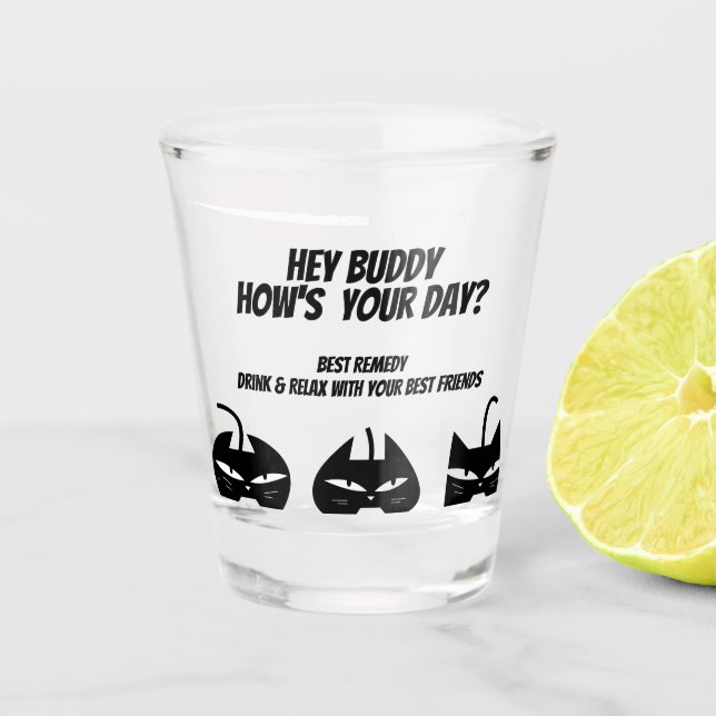 Glass Schnapsglas (Vorderseite)