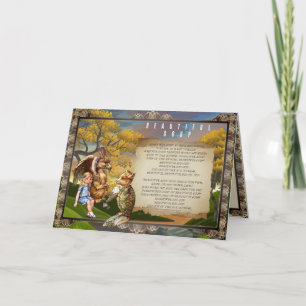 Glass Schöne Soup-Texte aussehen Dankeskarte