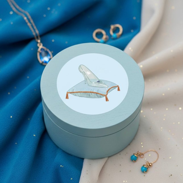 Glass Slipper Runder Aufkleber (Von Creator hochgeladen)