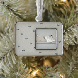 Glass Slipper Vintag Aschenputtel Ornament Rahmen-Ornament Silber