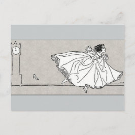 Glass Slipper Vintag Cinderella Postcard Postkarte