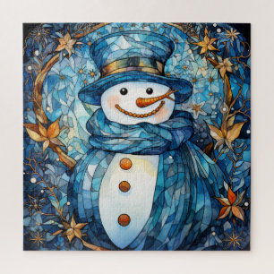 Glass Snowman Puzzle