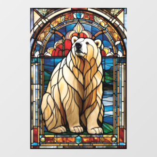 Glass Spirit Bear Fensteraufkleber