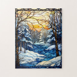 Glass Sunrise, festgehalten Puzzle