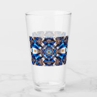 Glass-Tasse mit argentinischen Farben