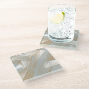 Glass Untersetzer Abstrakt Zuhause Trend Sandy Tor