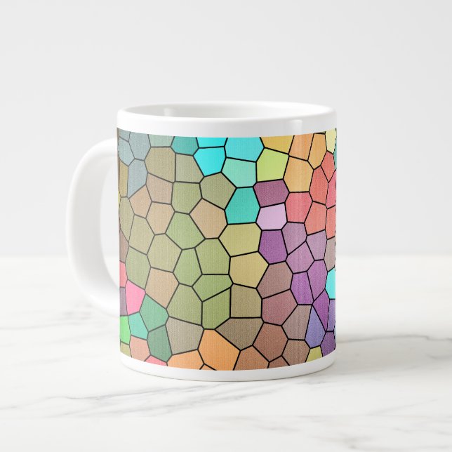 Glass von Shirley Taylor Jumbo-Tasse (Vorderseite Links)