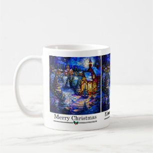 Glass Weihnachten-Tasse Kaffeetasse