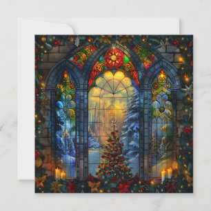 Glass Weihnachtskarte