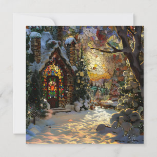 Glass Weihnachtskarte