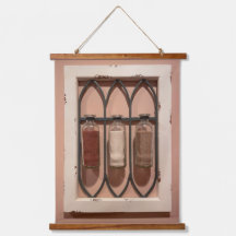 Glassandflaschen Wandteppiche