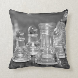 Glasschachstücke Kissen