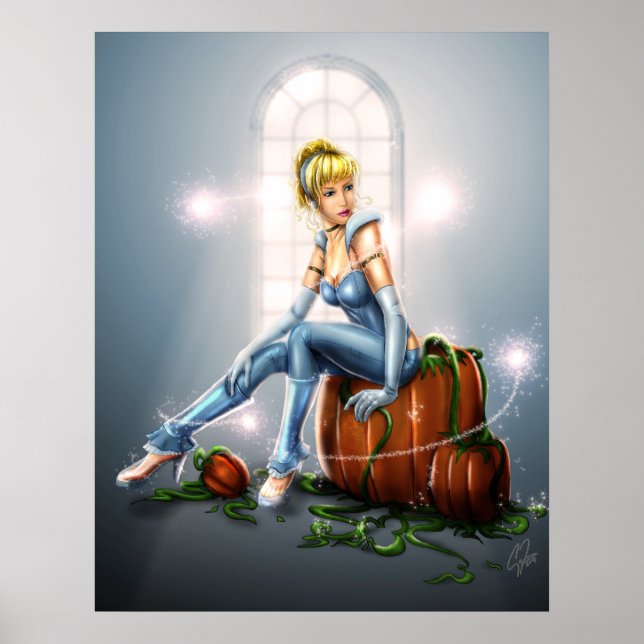 Glasscheibe Poster (Vorne)