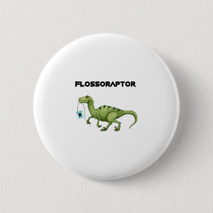 Glasschlacke Flossoraptor Button