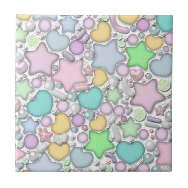 Glasschmuck Fliese (Vorderseite)