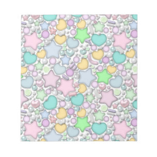 Glasschmuck Notizblock