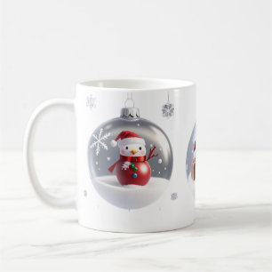 Glasschmuck/Schnee - Tasse