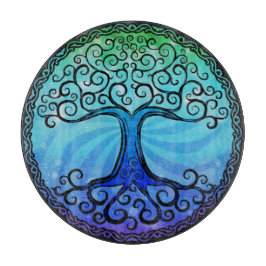 Glasschneiden-Brett - 'keltischer Baum von Life Schneidebrett