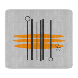 Glasschneiden-Brett - Mitte des Jahrhunderts Schneidebrett