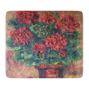 Glasschneider Ann Hayes Painting Red Beauty Schneidebrett
