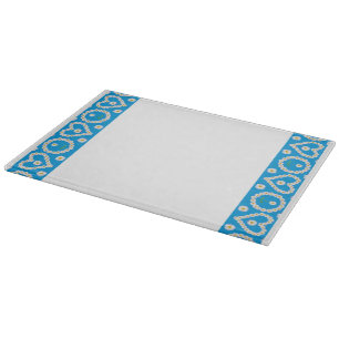 Glasschneider: Daisy Chains Hearts Schneidebrett