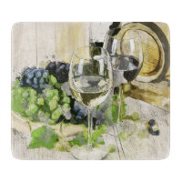 Glasschneider Holz Barrel Wein Trauben