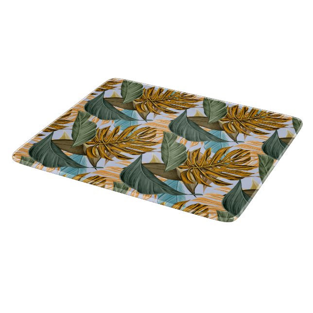 Glasschneidplatte Schneidebrett (Ecke)