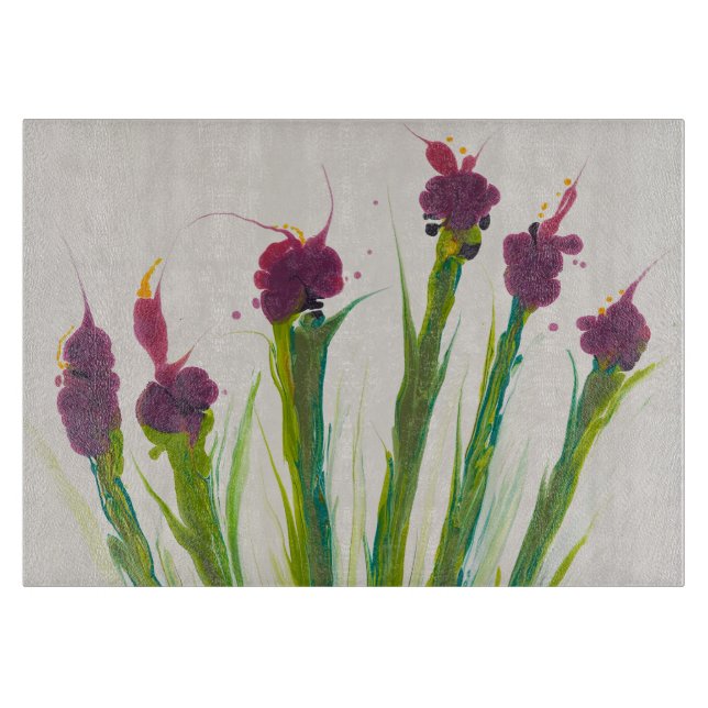 Glasschneidplatte Schneidebrett (Vorderseite)