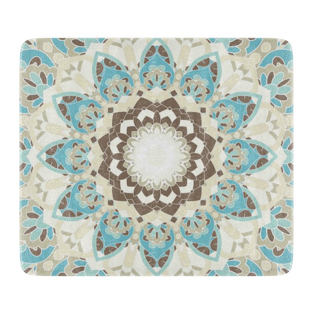 Glasschneidplatte Schneidebrett (Vorderseite)