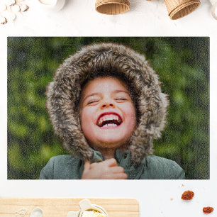 Glasschnitt für die Foto-Kante Schneidebrett