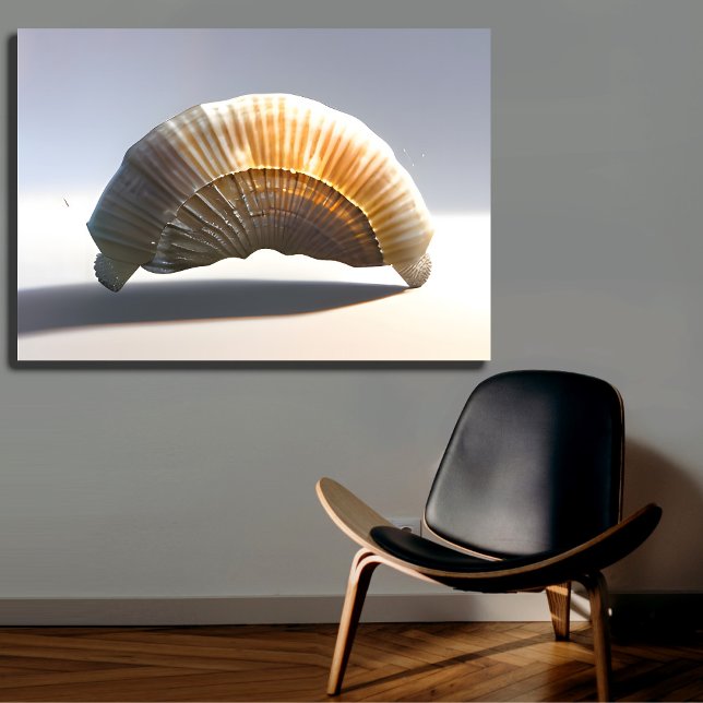 Glassende Dekoration der Seashell Wall Art Coastal Leinwanddruck (Von Creator hochgeladen)