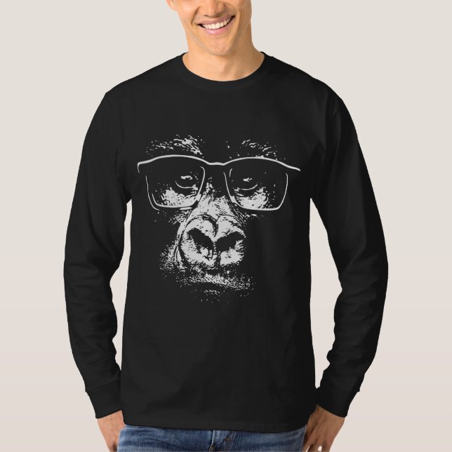 Glasses Gorilla T-Shirt (Vorderseite)