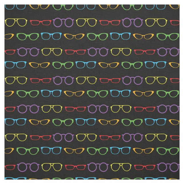 Glasses Niedlich Optician Rainbow Stoff (Muster)