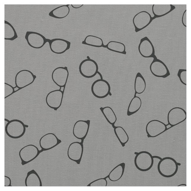 Glasses Niedlich Optometriker Grau Stoff (Nahaufnahme)