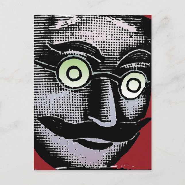 Glasses Postcard Postkarte (Vorderseite)